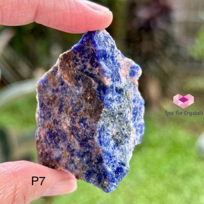 Blue Sodalite Raw (30-40Mm) Brazil Photo 7 Crystals