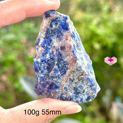 Blue Sodalite Raw Stones 100G 55Mm Crystals