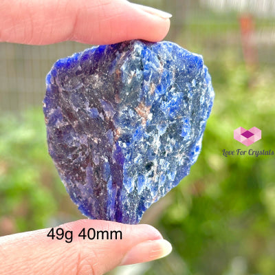 Blue Sodalite Raw Stones 49G 40Mm Crystals
