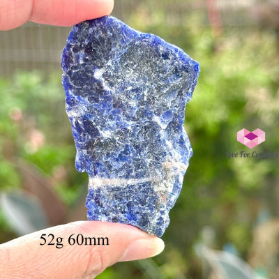 Blue Sodalite Raw Stones 52G 60Mm Crystals