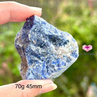 Blue Sodalite Raw Stones 70G 45Mm Crystals