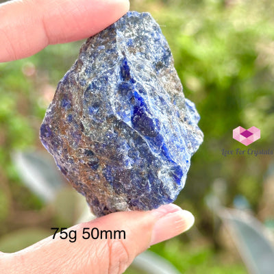Blue Sodalite Raw Stones 75G 50Mm Crystals