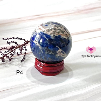 Blue Sodalite Sphere 45Mm P4 Crystal Ball