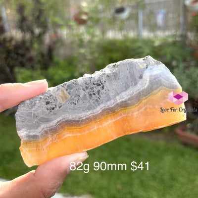 Bumble Bee Jasper Slabs (Indonesia) 82G 90Mm