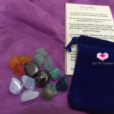 Calm & Confidence Crystal Remedy Kit (Pocketsized) Kits