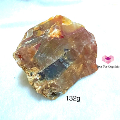 Carnelian Raw (Brazil) 132G 65Mm Crystals