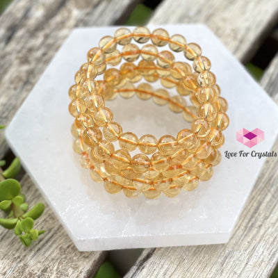 Citrine 8Mm (Aaa) Bracelet Bracelets & Bangles