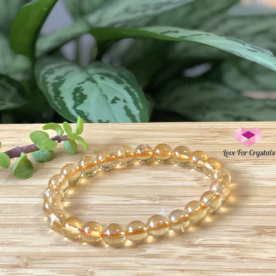 Citrine 8Mm (Aaa) Bracelet Bracelets & Bangles