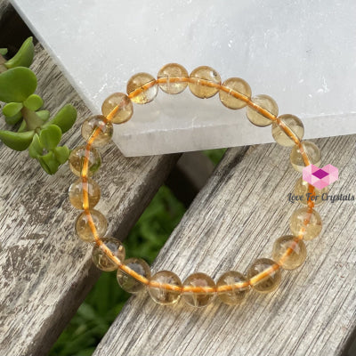 Citrine 8Mm (Aaa) Bracelet Size 5.5 Bracelets & Bangles