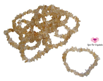 Citrine Chip Bracelet For Prosperity (Aaa Quality) Bracelets & Bangles