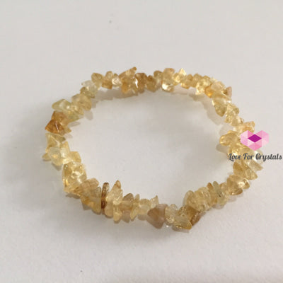 Citrine Chip Bracelet For Prosperity (Aaa Quality) Bracelets & Bangles