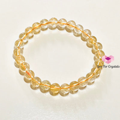 Citrine Gemstone Energy Bracelet (Wealth) 6Mm