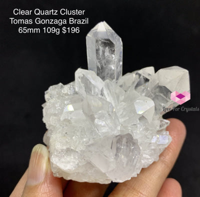 Clear Quartz Cluster (Tomas Gonzaga Brazil) Caves Geodes And Clusters