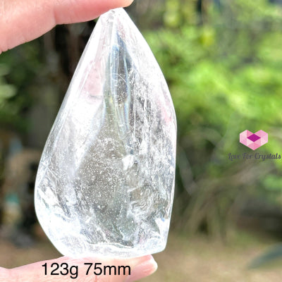 Clear Quartz Flames (Brazil) 123G 75Mm Polished Crystals