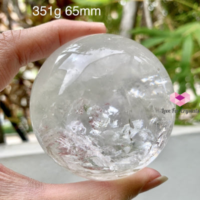 Clear Quartz Sphere With Rainbow (Brazil)