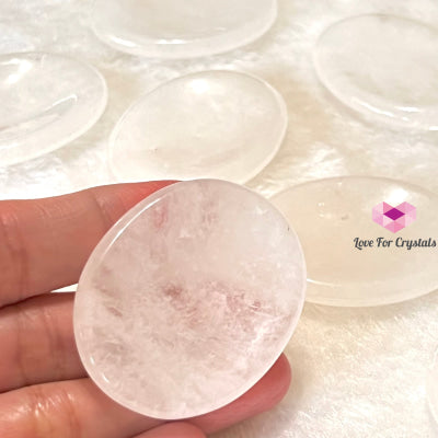 Clear Quartz Worry Stones (50Mm) Polished Crystals