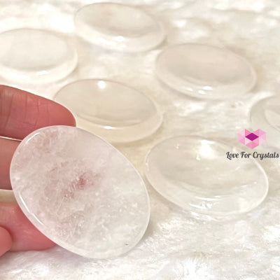 Clear Quartz Worry Stones (50Mm) Polished Crystals