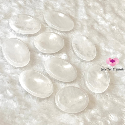 Clear Quartz Worry Stones (50Mm) Polished Crystals