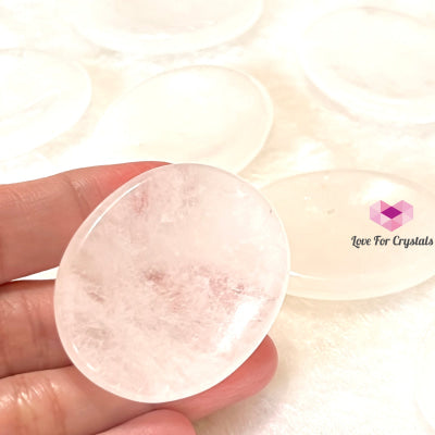 Clear Quartz Worry Stones (50Mm) Polished Crystals