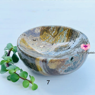 Crystal Hand-Carved Bowls Photo 7 Ocean Jasper Carving Crystal