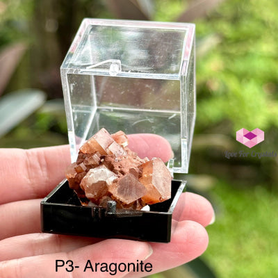 Crystal Mineral Specimen In A Box (35Mm Box) Photo 3- Aragonite Raw Crystals