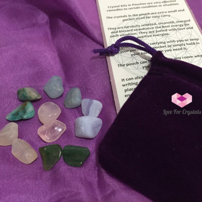 Emotional Balance Crystal Remedy Kit By Agartha (Pocketsized) Kits