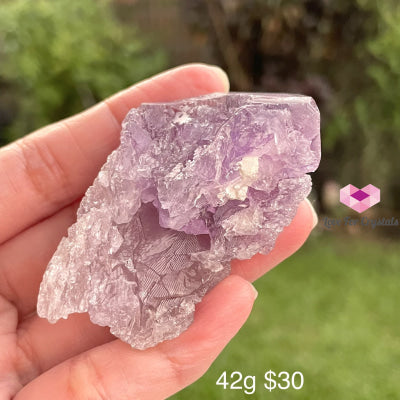 Etched Amethyst (Aaa) Brazil 42G 65Mm Raw Stones