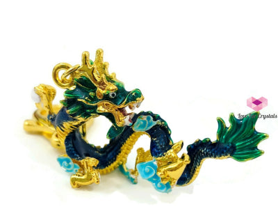 Feng Shui - Celestial Water Dragon Amulet Keychain