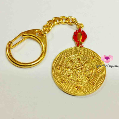 Feng Shui- Flaming Magic Wheel With Sword Keychain Shui