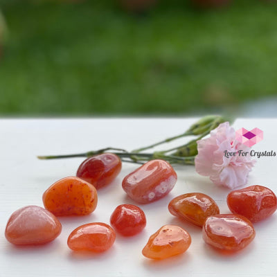 Fire Agate Tumbled (Brazil) Stones