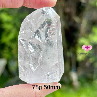 Fire And Ice Rainbow Quartz Tower (Brazil) 78G 50Mm Polished Stones