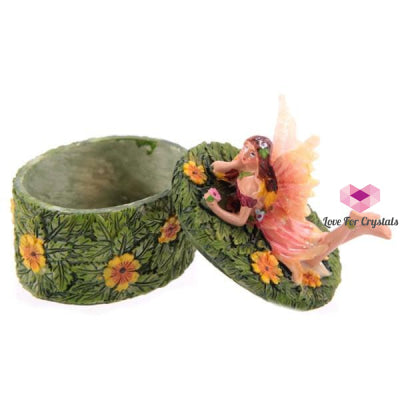 Flower Fairy Oval Trinket Box