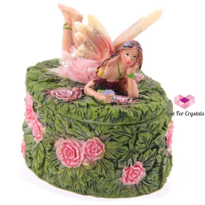 Flower Fairy Oval Trinket Box