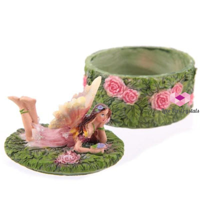 Flower Fairy Oval Trinket Box