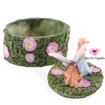 Flower Fairy Oval Trinket Box