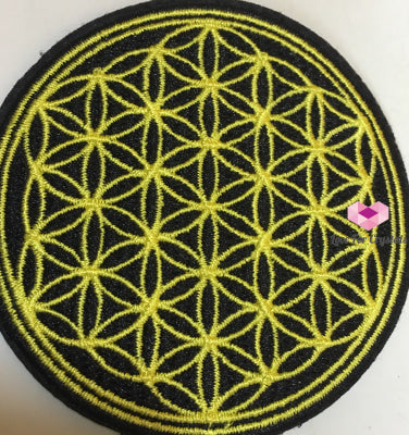 Flower Of Life Embroidary Patch Metaphysical Tool