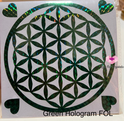 Flower Of Life/ Sri Yantra Vinyl Sticker 14.5Cm Metaphysical Tool