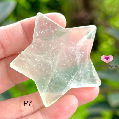 Fluorite Carved Star (45Mm) Mexico Photo 7 Crystal Carving