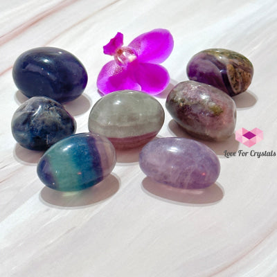 Fluorite Pebbles (25-30Mm) Mexico Crystals Stones