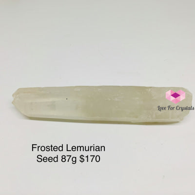 Frosted Lemurian Seed Crystals (Brazil)