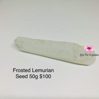 Frosted Lemurian Seed Crystals (Brazil)