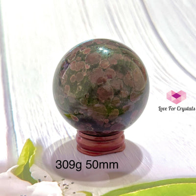 Garnet Fireworks Sphere (India) Crystal Ball