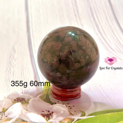 Garnet Fireworks Sphere (India) Crystal Ball