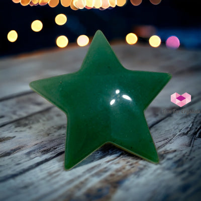 Gemstones Carved Star 55Mm Green Aventurine Crystal
