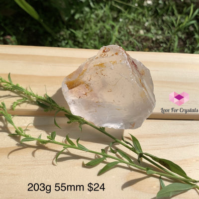 Girasol Rose Quartz Raw (Brazil) 203G 55Mm Stones