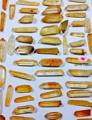 Golden Healer Lemurian Crystal (Single Or 2 Pcs Per Pack) Raw Stones