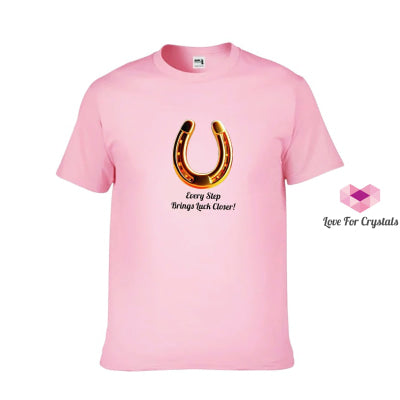 Lucky Horseshoe (Shirts Of Fortune) By Fort M Treasures Pink S