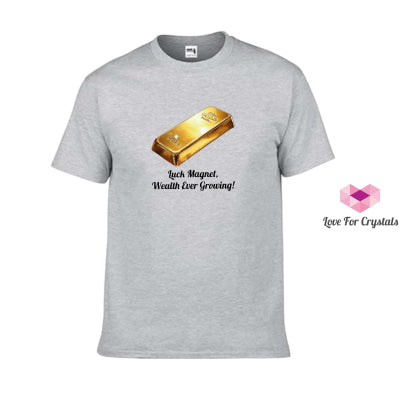 Prosperity Gold Bar (Shirts Of Fortune) By Fort M Treasures (Premium Grade) Grey