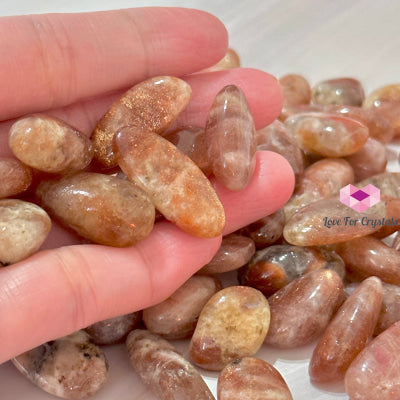 Golden Sunstone Mini Tumbled (10-20Mm) 20G Pack (3-6 Pieces) Polished Crystals