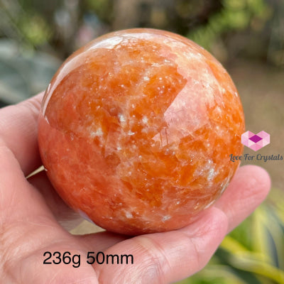Golden Sunstone Sphere (Madagascar) 236G 50Mm Polished Crystals